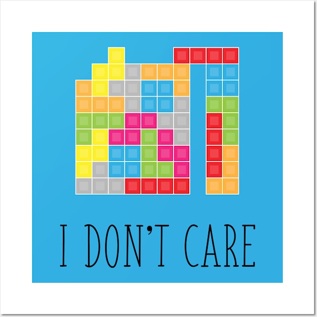 I don't care Wall Art by Cadus